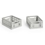 Kassi COLOUR CRATE Mini 2/pk grey