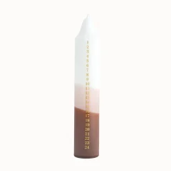 Dagatalskerti White/Beige/Brown