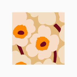 Servíettur UNIKKO beige/orange