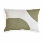 Púði BOGAR 60x40 cm, grænn/natur