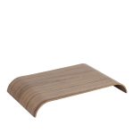 Toppur á CURVA hillu L40 hnota