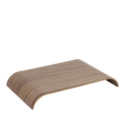 Toppur á CURVA hillu L40 hnota