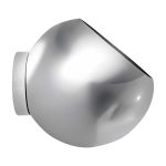 Blómapottur á vegg GLOBE Ø21 silfur