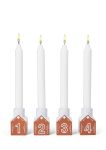 Aðventustjaki GINGERBREAD H7,5 4stk