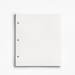 Pappír f/myndaalbúm S 10 arkir hvítur