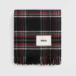 Teppi Lambsull 140x200 Black Plaid