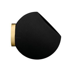 Blómapottur á vegg GLOBE Ø21 svart/gull