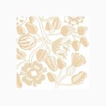 Servíettur TIARA gold