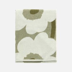 Handklæði UNIKKO 70x150 græn/beige