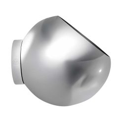 Blómapottur á vegg GLOBE Ø17 silfur