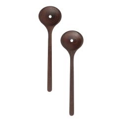 Salatáhöld  2 stk YAMI brown/ash