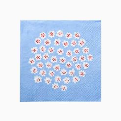 Servíettur PUKETTI light blue