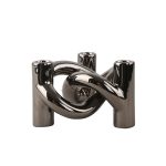 Kertastjaki LYKKE THREE dark silver