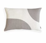 Púði BOGAR 60x40 cm, grár/natur