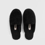 Inniskór Shearling TEKLA Black S