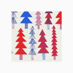 Servíettur KUUSIKOSSA red