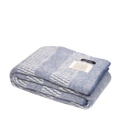 Teppi BÁRA 130x180 blátt/hvítt