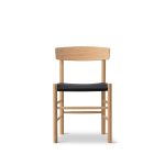 Stóll J39 eik/ljósolía, ákl.Canvas