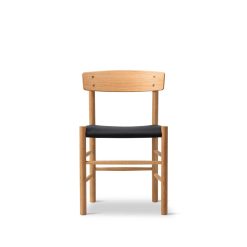 Stóll J39 eik/olía, ákl.Canvas