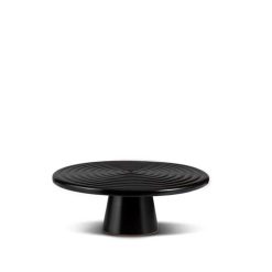 Kökudiskur á fæti S Ø20 H7 keramik/svart