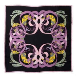 Silkislæða BERG svört