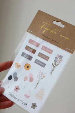 Límmiðar Fyrsta árið