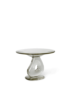 Diskur á fæti DAMO Glass Centerpiece Ø21