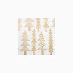 Servíettur  KUUSIKOSSA gold