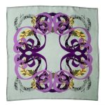 Silkislæða BERG græn