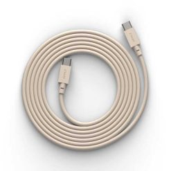 Snúra AVOLT C1 USB C- USB C 2m, beige