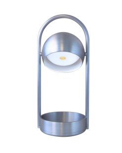 BALL PORTABLE Borðlampi Brushed Alu