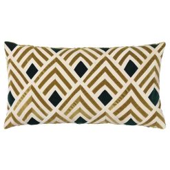 Púði TALLULAH 40x80 d.wh/willow/emerald