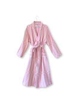 Baðsloppur Brautin L/XL bleikur