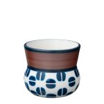 Espr.bolli KAFFIBAUNIR blár/brúnn toppur