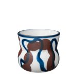 Espressobolli FLÆÐI blár/brúnn