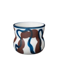 Espressobolli FLÆÐI blár/brúnn