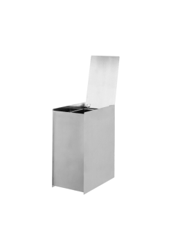 Ruslatunna SAMA H25 burstað stál