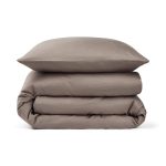 Sængurföt m/kodda Satin Brown