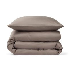 Sængurföt m/kodda Satin Brown