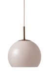BALL GLASS Hengilampi Ø25, Sand Grey