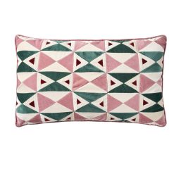 Púði MAISIE 40x70 old rose/peacock/wine