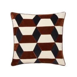 Púði SUSAN 55x55 sierra/dusty white/blac