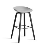 Barstóll AAS32 H75 eik/svartur, Concrete