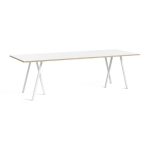 Borð LOOP 250x92,5 H74 m/slá, hvítt