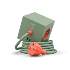 Fjöltengi SQUARE 1 m/USB C, Gecko Bloom