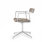 Stóll VIPP452 SWIVEL tappar, Dark Sand