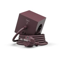 Fjöltengi SQUARE 1 m/USB C, Mulberry R