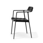 Stóll VIPP451 svart leður