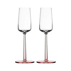 Kampavínsglas ESSENCE 21cl, 2stk rose