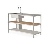 Útieldhús OPEN-AIR m/vask og krana stórt